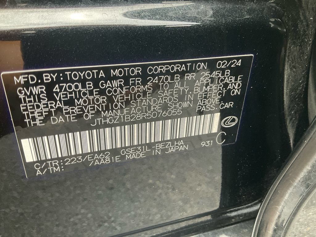 Used 2024 Lexus IS 350 F Sport w/ Memory Package RWD image 18