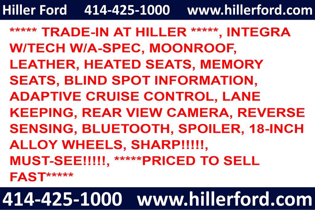 Used 2023 Acura Integra A-Spec w/ Technology Package FWD image 2