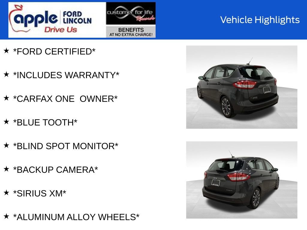 Certified 2017 Ford C-MAX Energi Titanium w/ Equipment Group 501A image 11