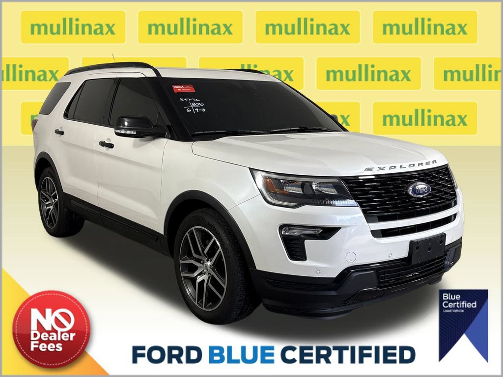 Certified 2018 Ford Explorer Sport w/ Ford Safe & Smart Package AWD/4WD 360° Tour
