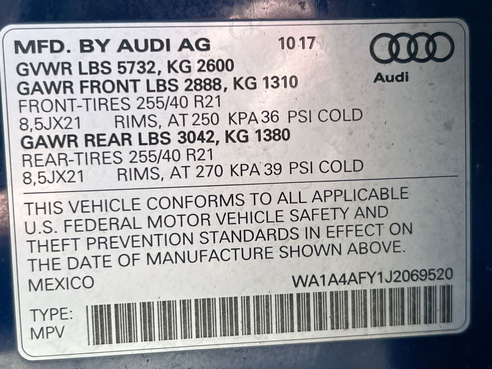 Used 2018 Audi SQ5 Premium Plus w/ S Sport Package AWD/4WD image 36