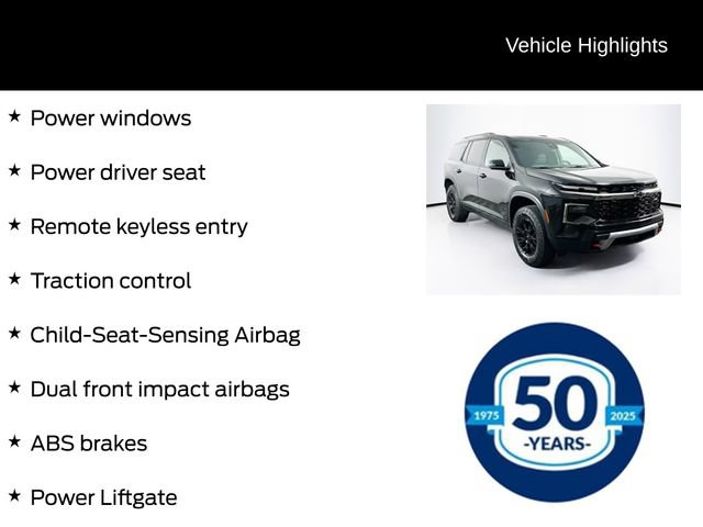 Used 2025 Chevrolet Traverse Z71 w/ Enhanced Driving Package AWD/4WD image 31