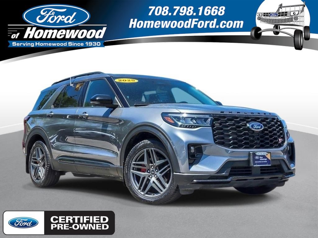 Certified 2025 Ford Explorer ST AWD/4WD image 1