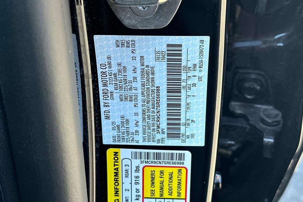 Certified 2025 Ford Bronco Sport Outer Banks w/ Outer Banks Tech Package+ AWD/4WD image 31