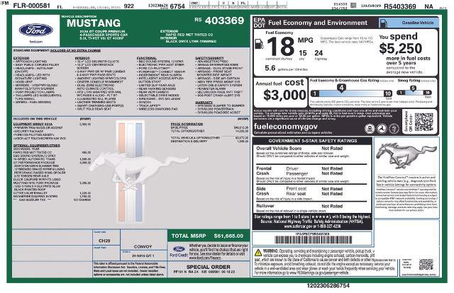 Certified 2024 Ford Mustang GT Premium w/ GT Performance Package RWD image 7