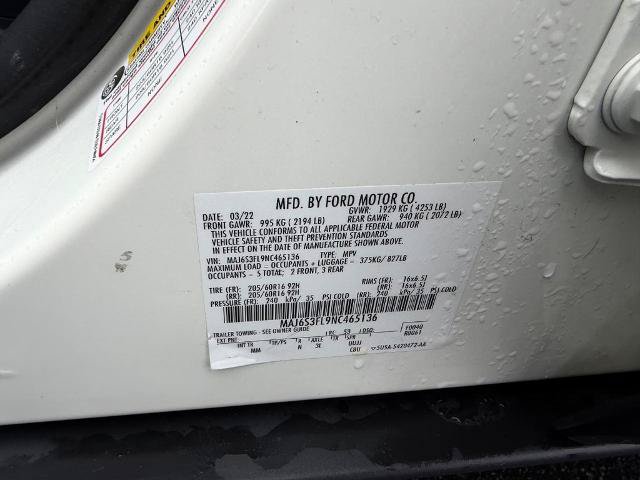 Certified 2022 Ford EcoSport S AWD/4WD image 22