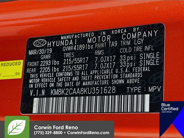 Used 2019 Hyundai Kona SEL AWD/4WD image 34
