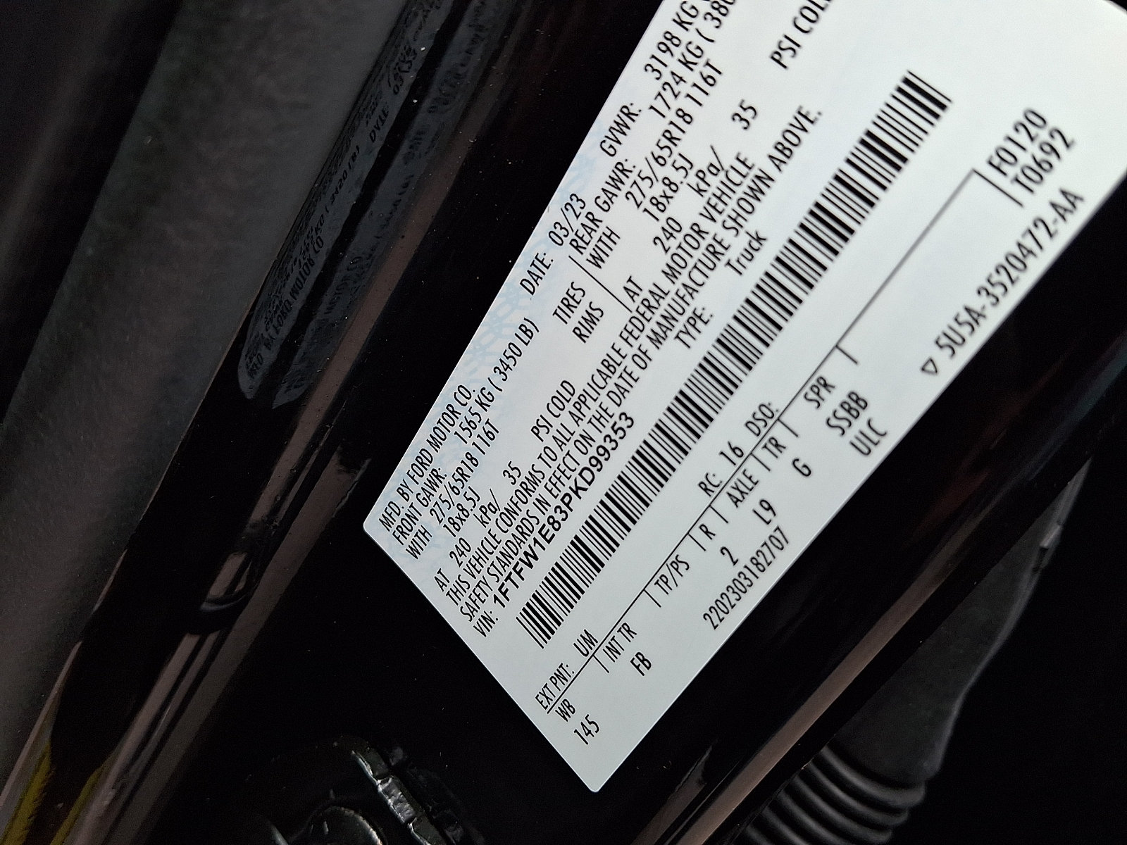 Certified 2023 Ford F150 XLT w/ Equipment Group 302A High AWD/4WD image 27