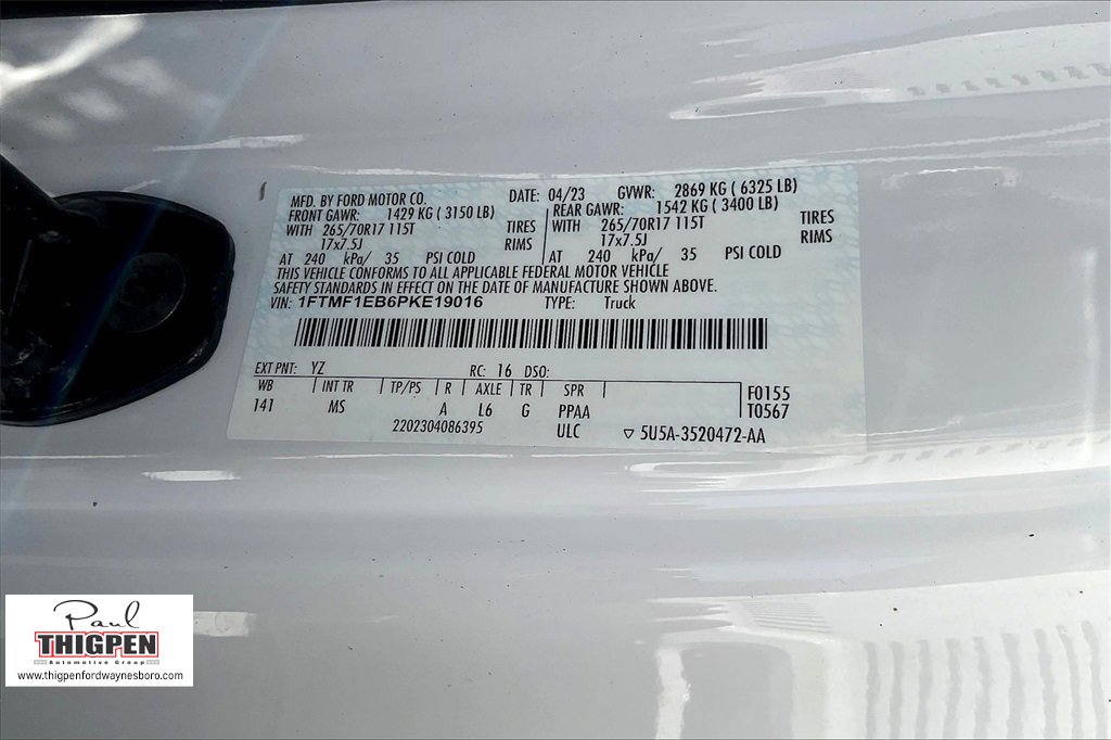 Certified 2023 Ford F150 XLT image 30
