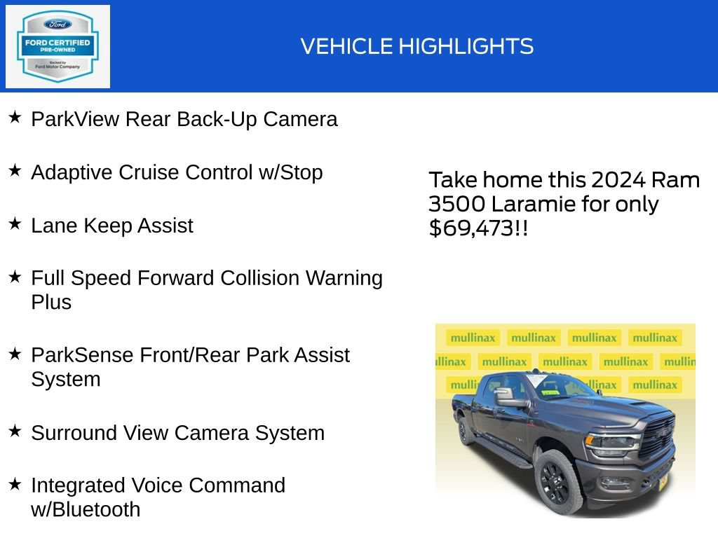 Used 2024 RAM 3500 Laramie w/ Night Edition AWD/4WD image 20