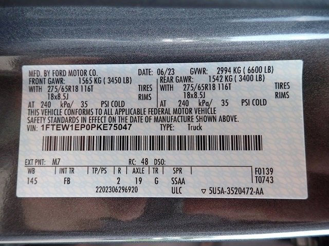 Certified 2023 Ford F150 XLT w/ Equipment Group 302A High image 23