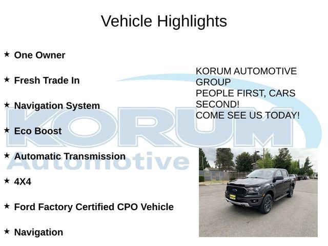 Certified 2023 Ford Ranger XLT w/ Equipment Group 302A High AWD/4WD image 4