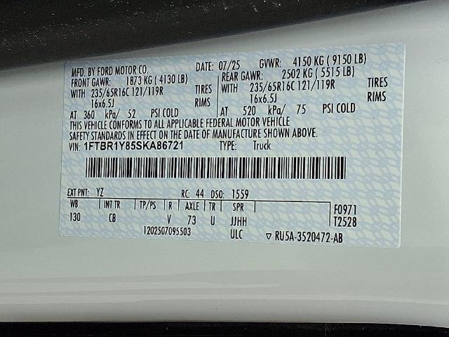 Certified 2025 Ford Transit 250 Low Roof w/ Exterior Upgrade Package RWD image 27