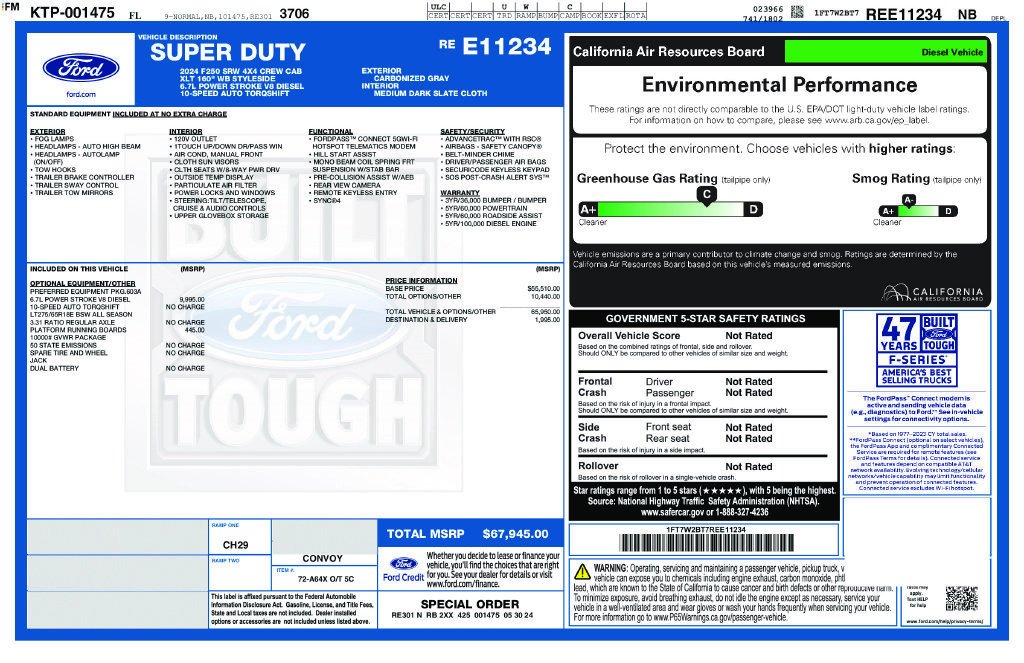 Certified 2024 Ford F250 XLT AWD/4WD image 5