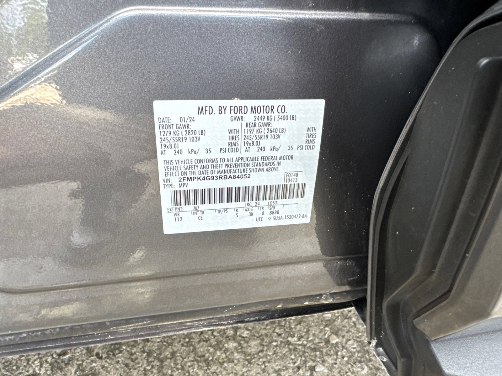 Certified 2024 Ford Edge SE w/ Black Appearance Package AWD/4WD image 13