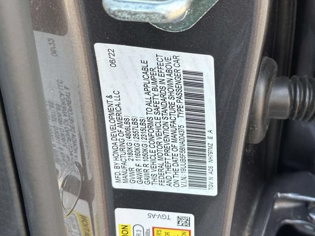 Used 2022 Acura TLX w/ A-SPEC Pkg FWD image 11
