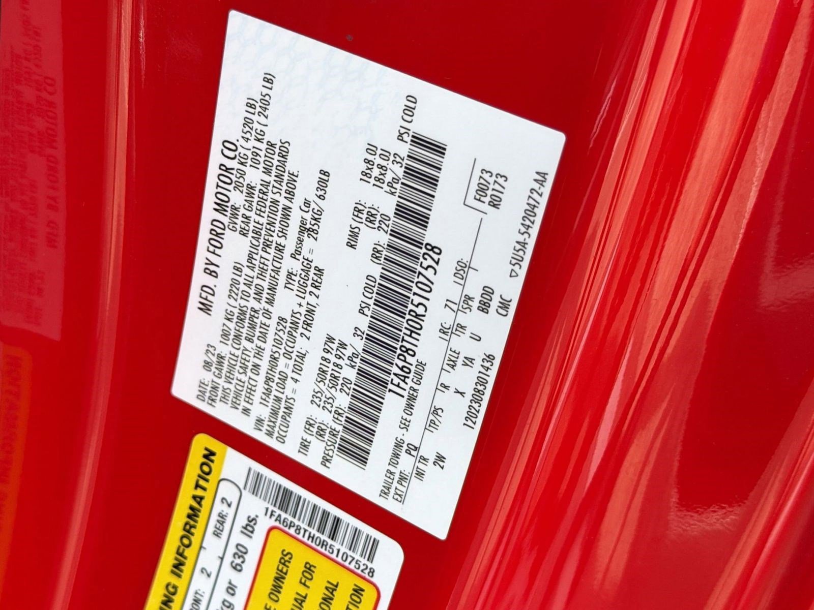 Certified 2024 Ford Mustang EcoBoost image 20