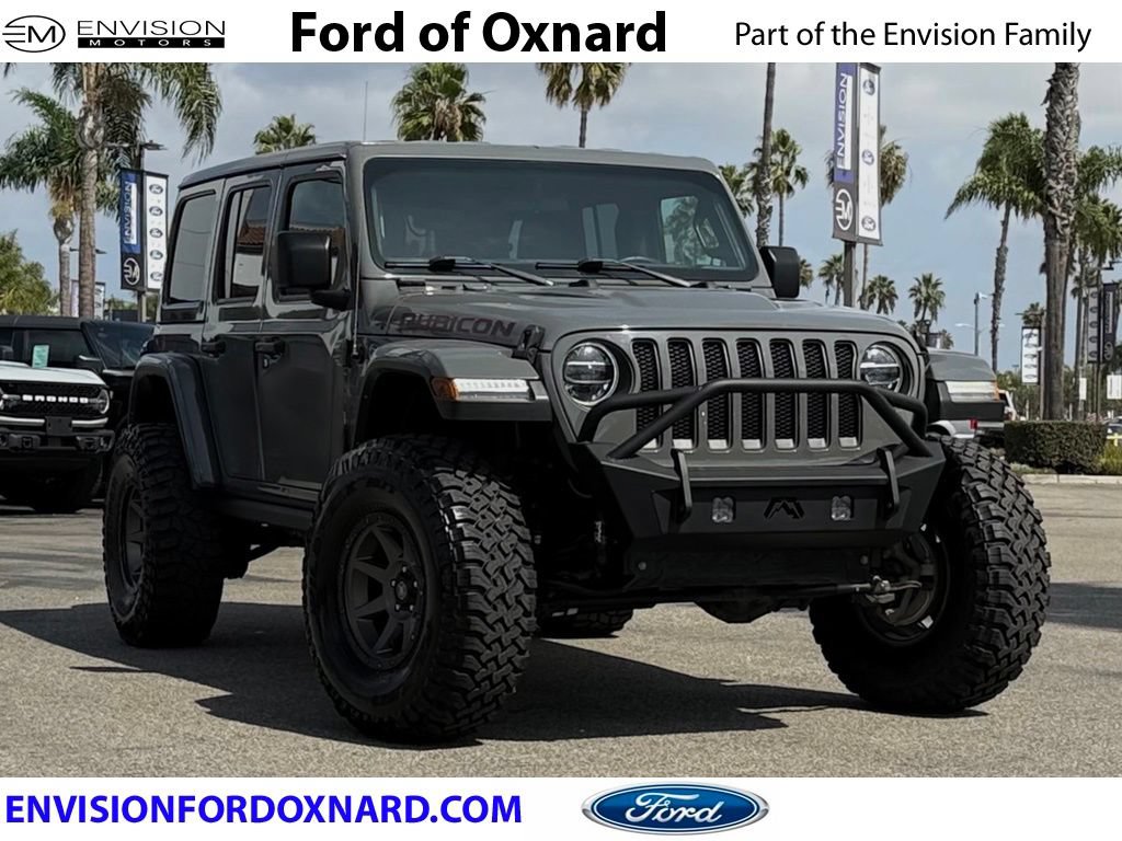 Used 2021 Jeep Wrangler Unlimited Rubicon w/ LED Lighting Group AWD/4WD image 1