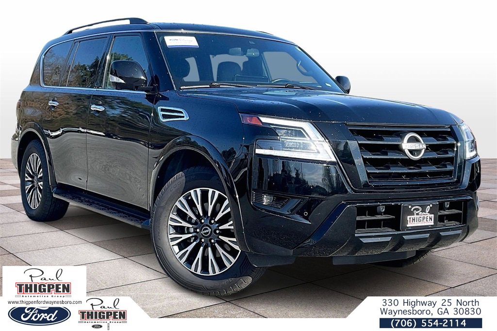 Used 2023 Nissan Armada SL w/ Midnight Edition Package image 1