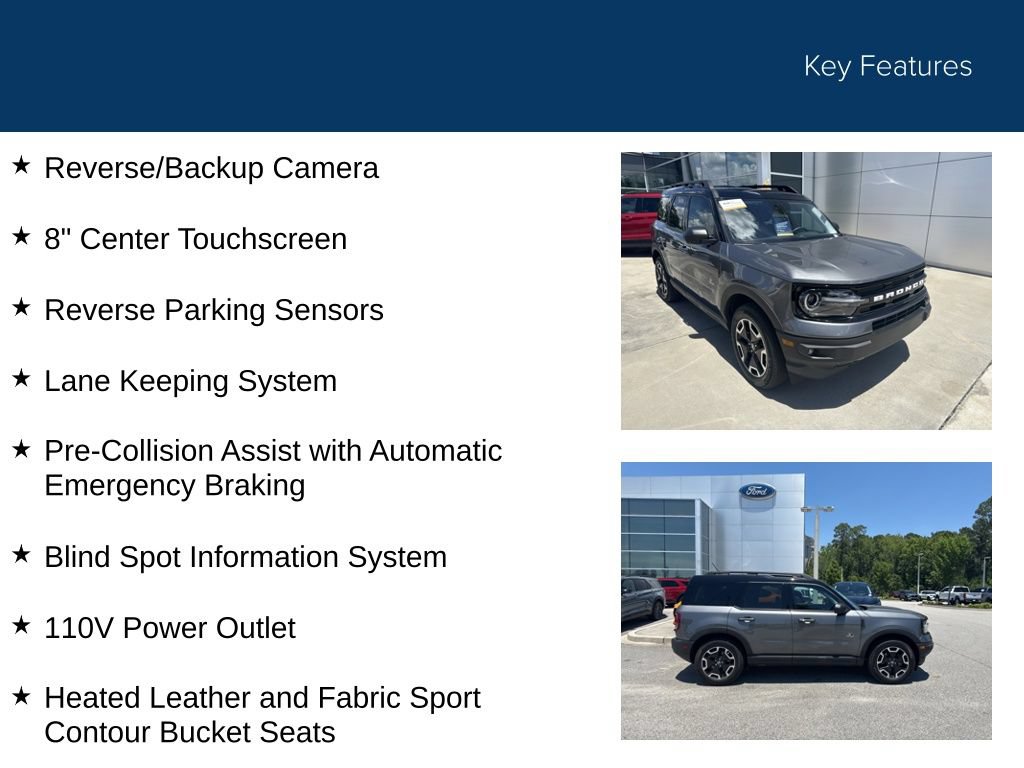 Certified 2024 Ford Bronco Sport Outer Banks AWD/4WD image 29