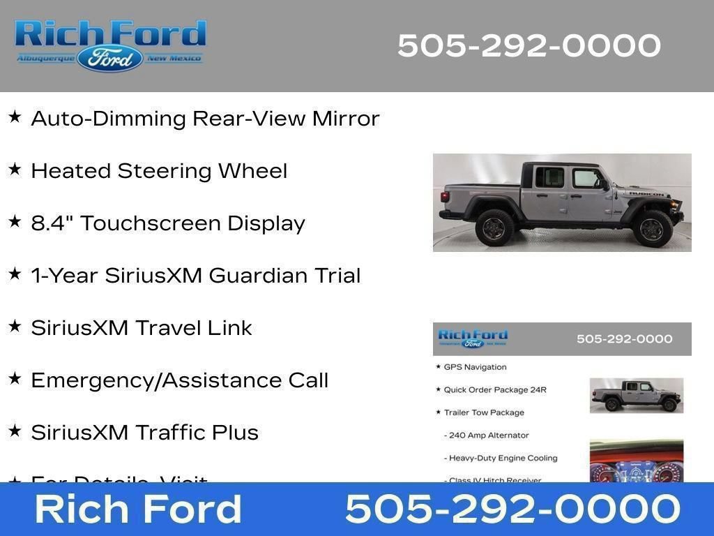 Used 2021 Jeep Gladiator Rubicon AWD/4WD image 66