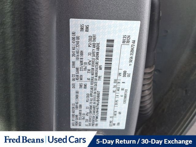 Certified 2022 Ford Escape SEL image 27