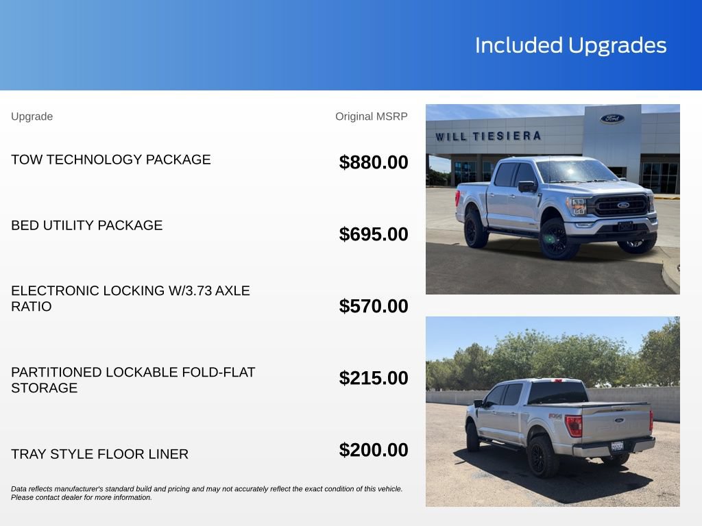 Certified 2022 Ford F150 XLT w/ Equipment Group 302A High AWD/4WD image 10