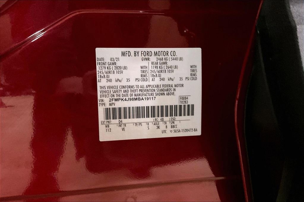 Certified 2021 Ford Edge SEL w/ Convenience Package image 30