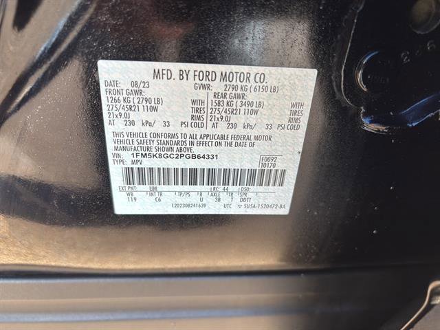 Certified 2023 Ford Explorer ST w/ Equipment Group 401A image 21