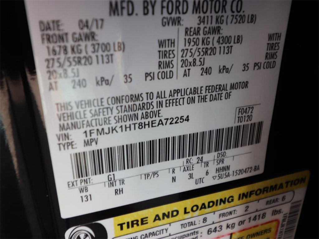 Certified 2017 Ford Expedition EL King Ranch image 26