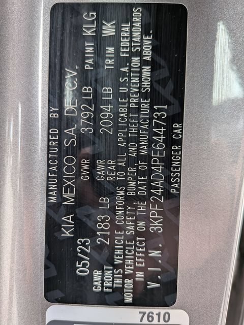 Used 2023 Kia Forte LXS FWD image 22