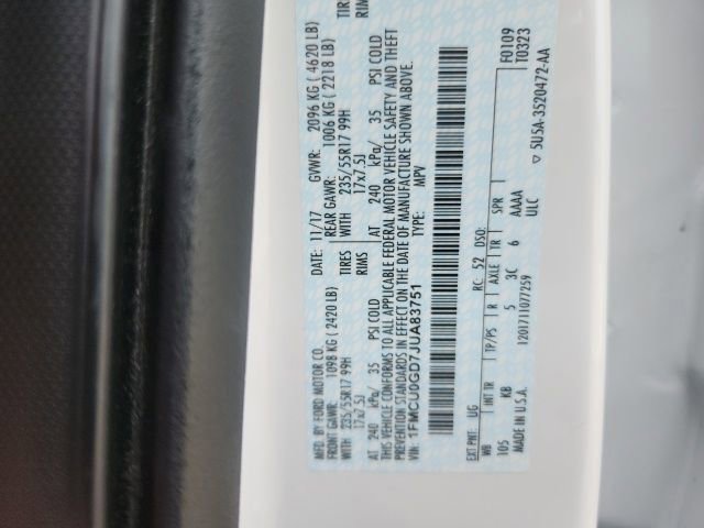 Certified 2018 Ford Escape SE w/ SE Sync 3 Package image 32