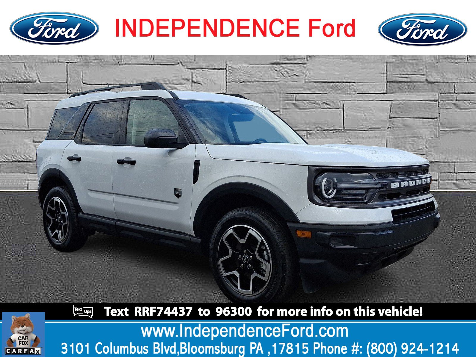 Certified 2024 Ford Bronco Sport Big Bend
