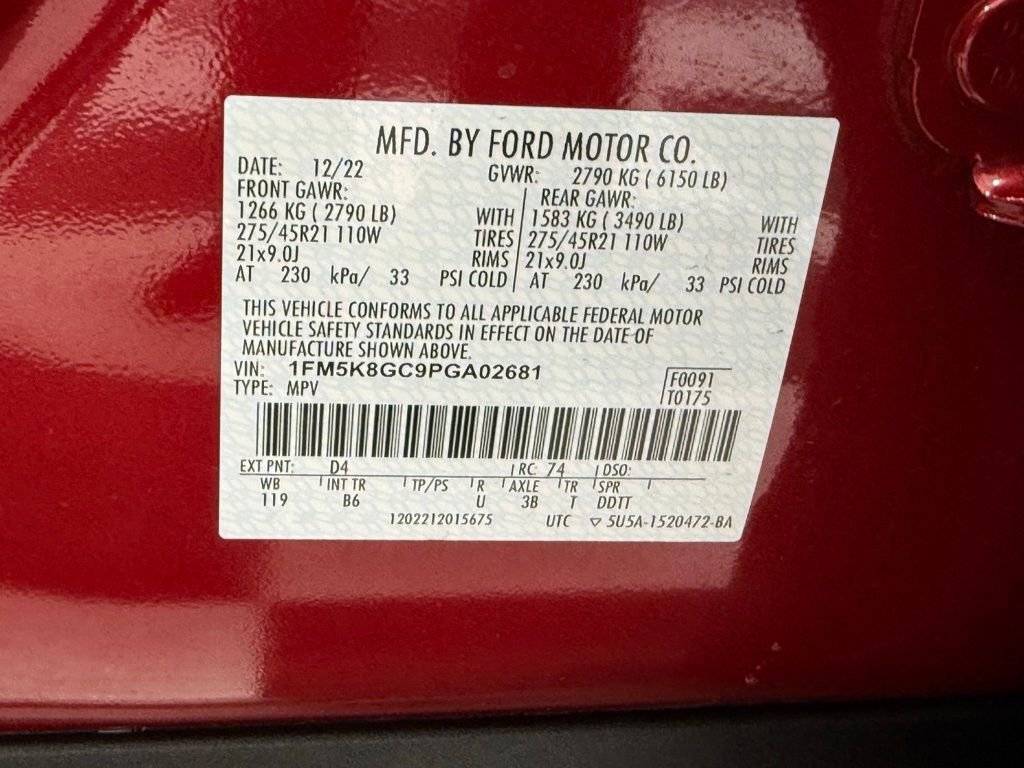Certified 2023 Ford Explorer ST w/ Equipment Group 401A image 46