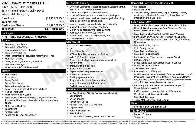 Used 2023 Chevrolet Malibu LT image 19