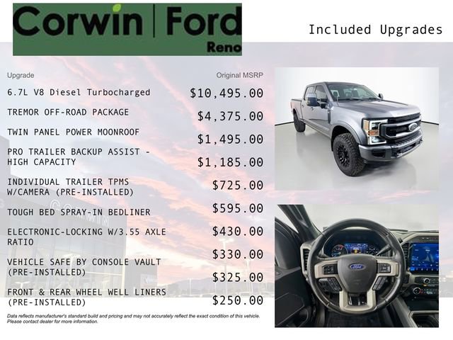 Certified 2022 Ford F250 Platinum w/ Tremor Off-Road Package image 3