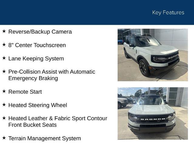 Certified 2024 Ford Bronco Sport Outer Banks AWD/4WD image 33