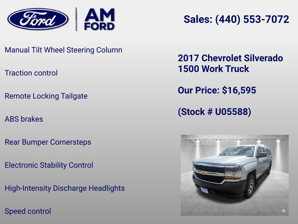 Used 2017 Chevrolet Silverado 1500 W/T RWD image 19