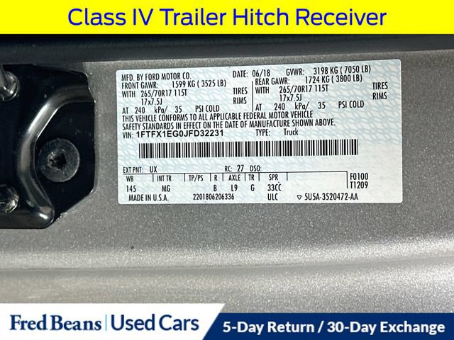 Certified 2018 Ford F150 XLT w/ Trailer Tow Package AWD/4WD image 33