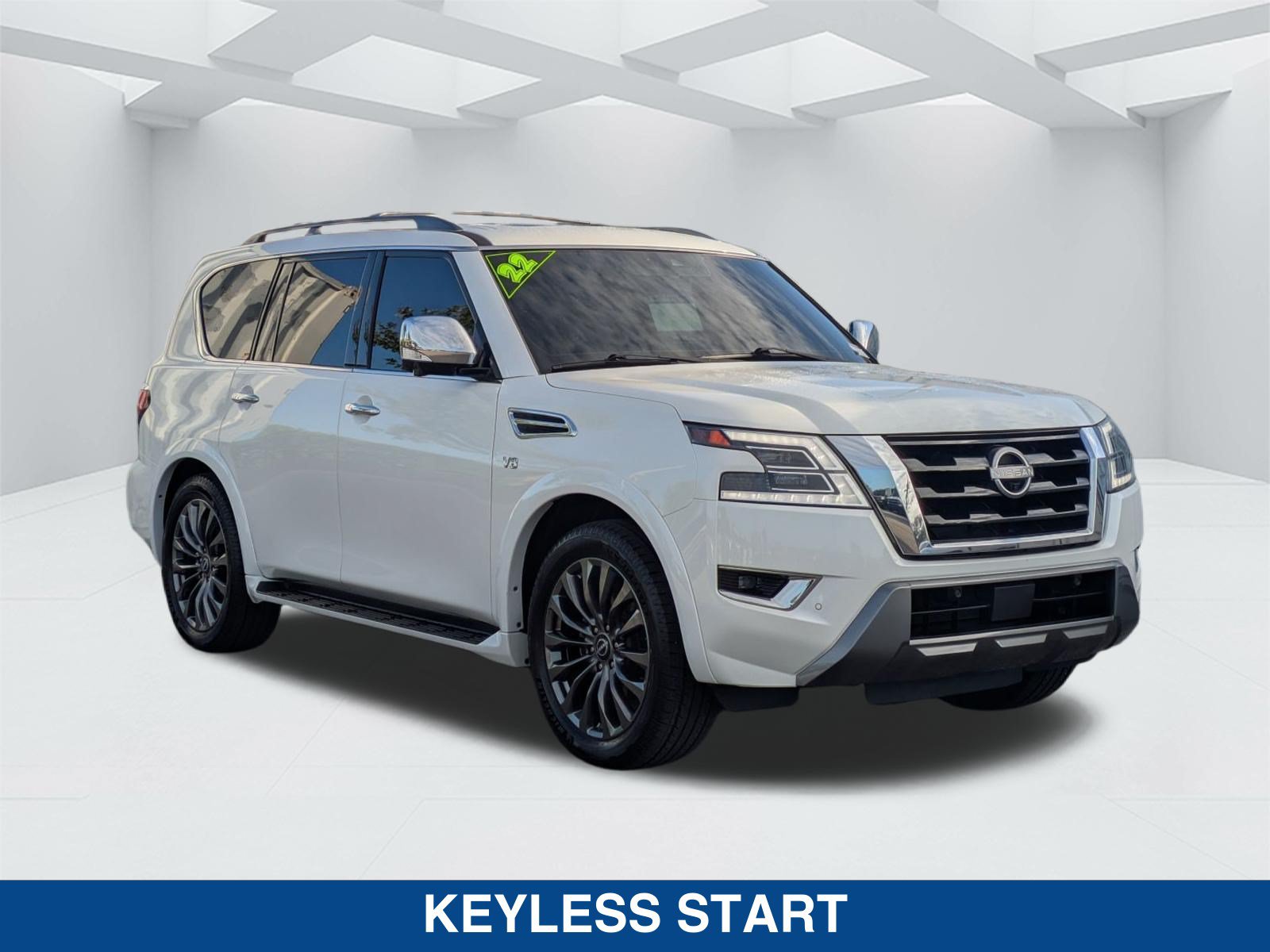 Used 2022 Nissan Armada Platinum w/ Captain's Chairs Package RWD image 3