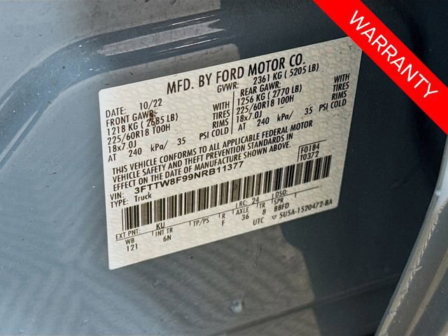 Certified 2022 Ford Maverick Lariat w/ Lariat Luxury Package image 34