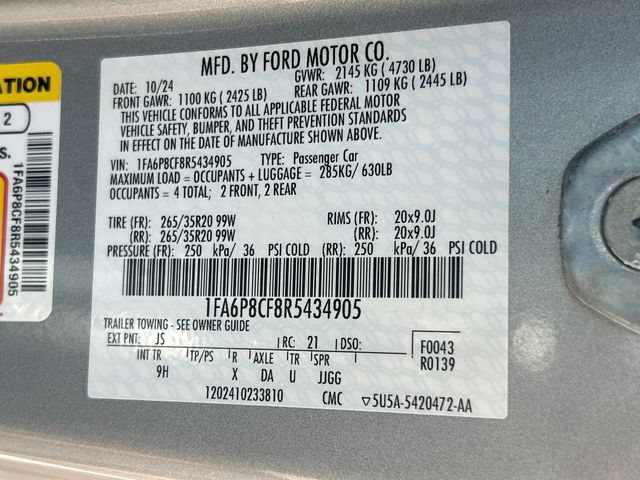 Certified 2024 Ford Mustang GT Premium RWD image 37