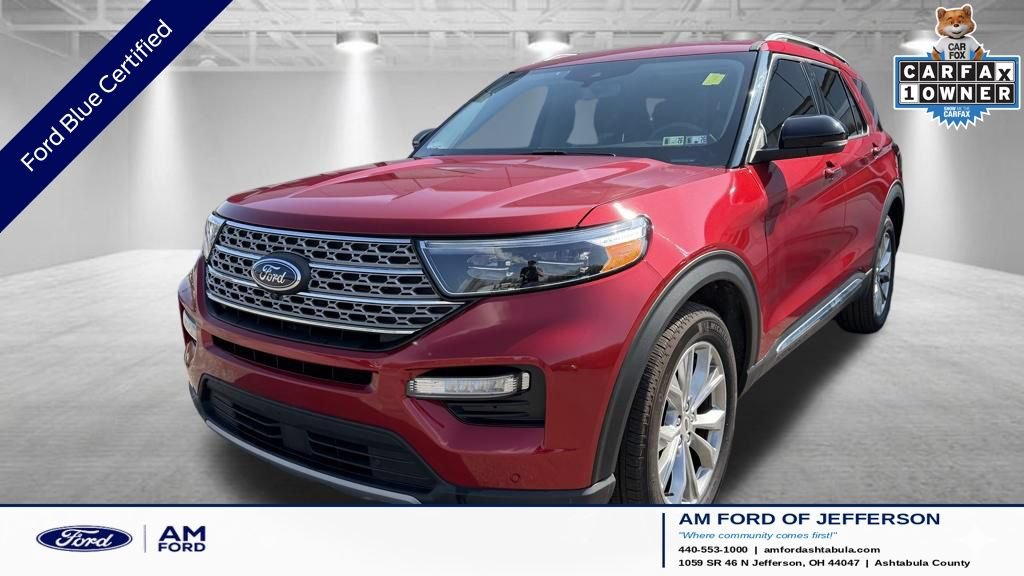 Certified 2024 Ford Explorer Limited w/ Limited Technology Package AWD/4WD image 1