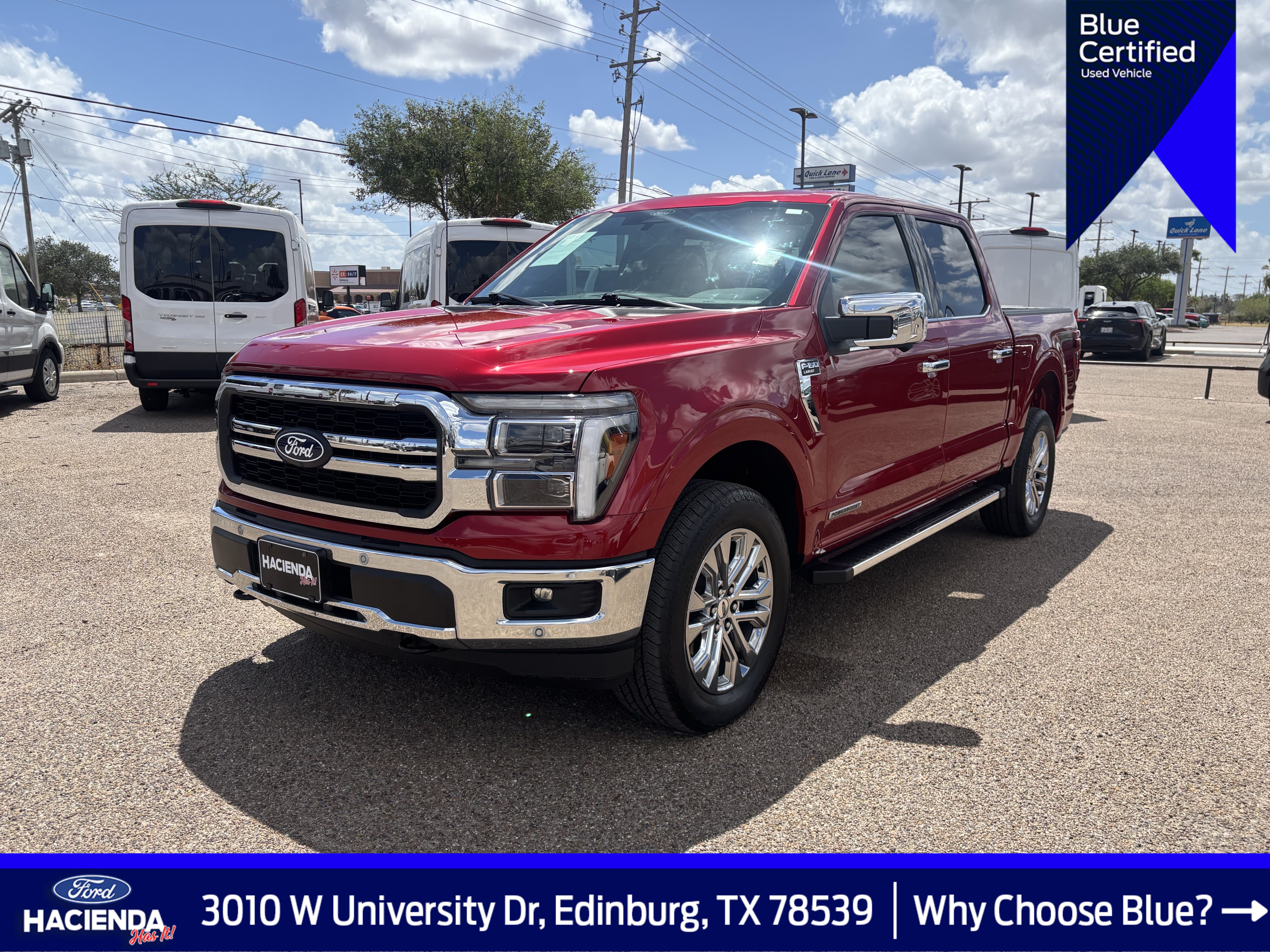 Certified 2025 Ford F150 Lariat w/ Equipment Group 501A Mid
