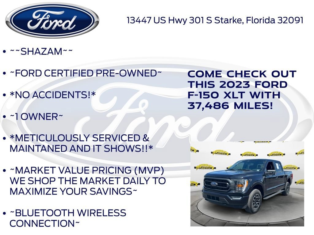 Certified 2023 Ford F150 XLT w/ Equipment Group 302A High AWD/4WD image 6