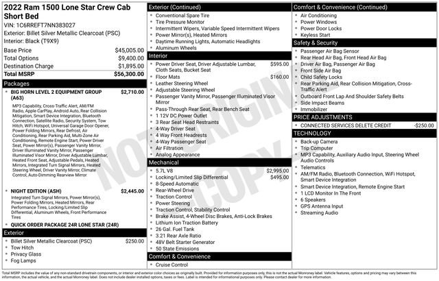 Used 2022 RAM 1500 Lone Star RWD image 27