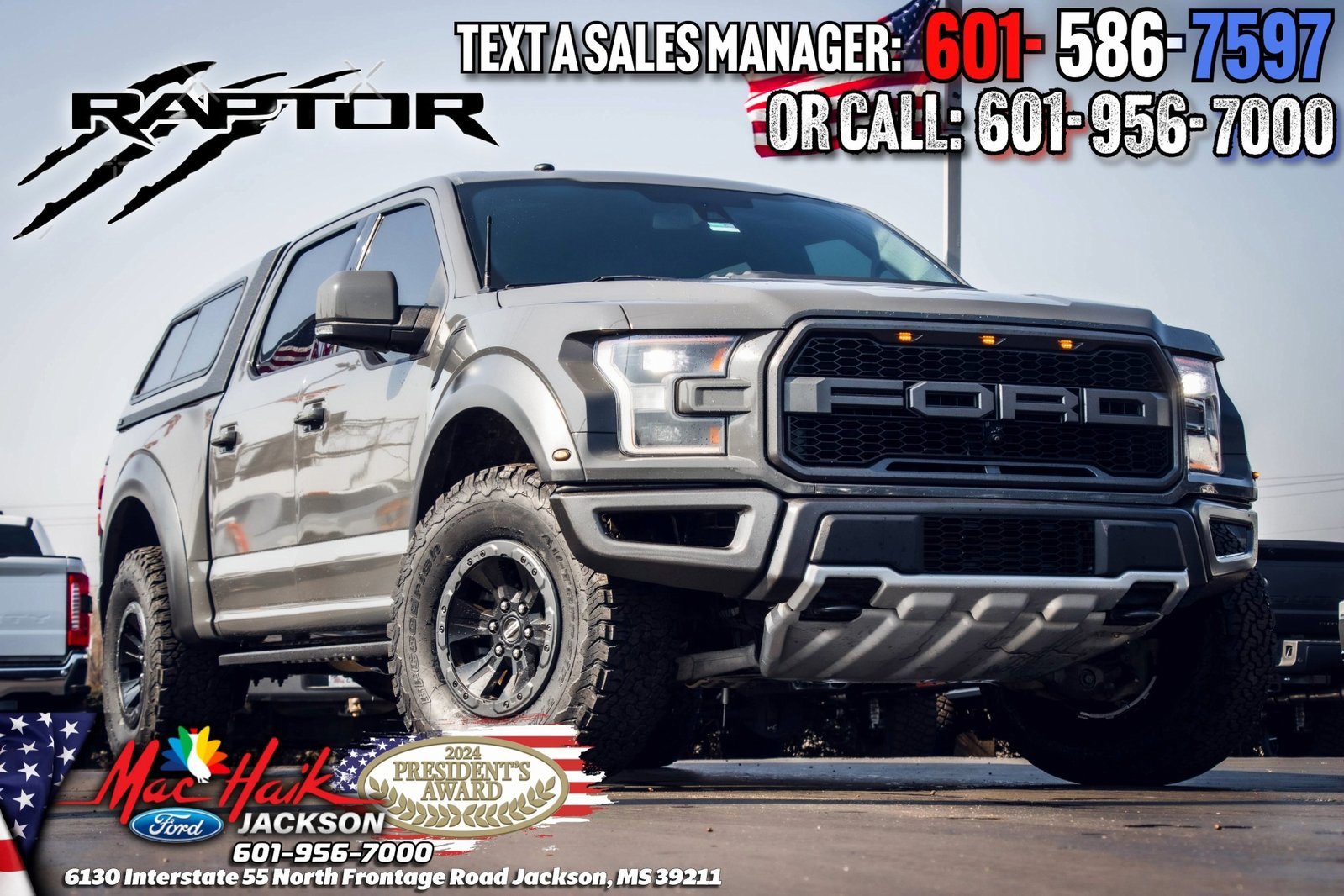 Certified 2018 Ford F150 Raptor w/ Equipment Group 802A Luxury