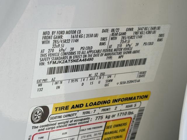 Certified 2022 Ford Expedition Max Limited image 33