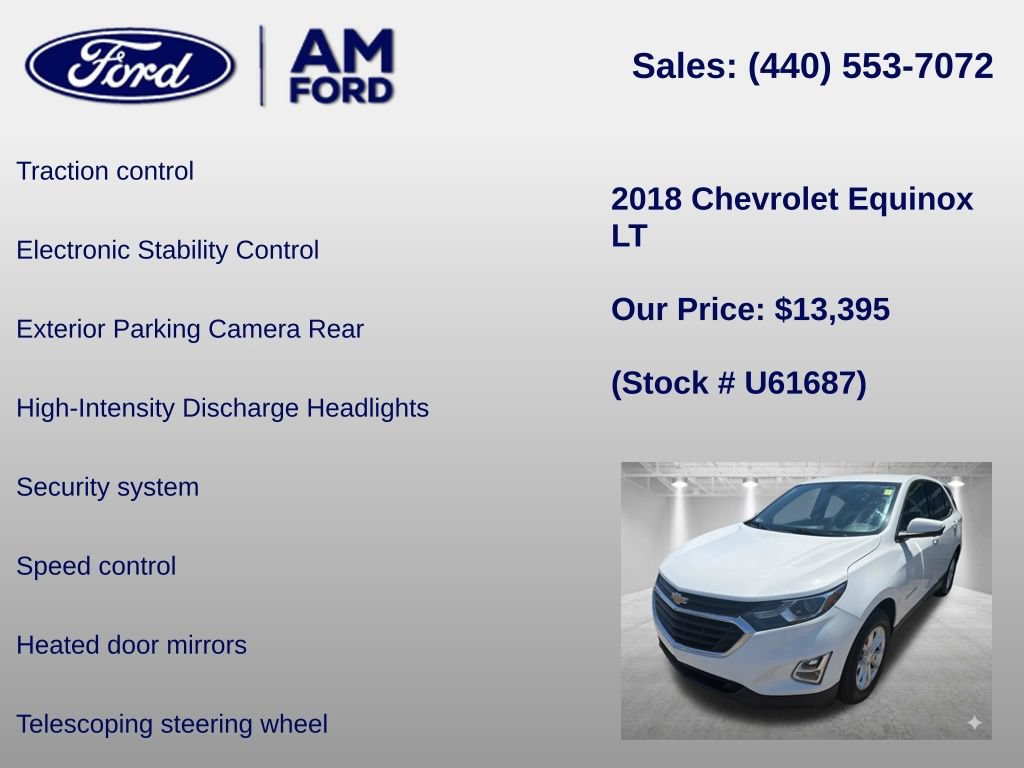 Used 2018 Chevrolet Equinox LT AWD/4WD image 12