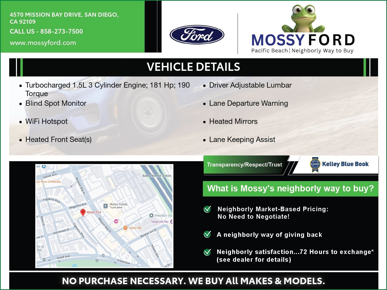 Certified 2023 Ford Bronco Sport Big Bend w/ Convenience Package AWD/4WD image 3